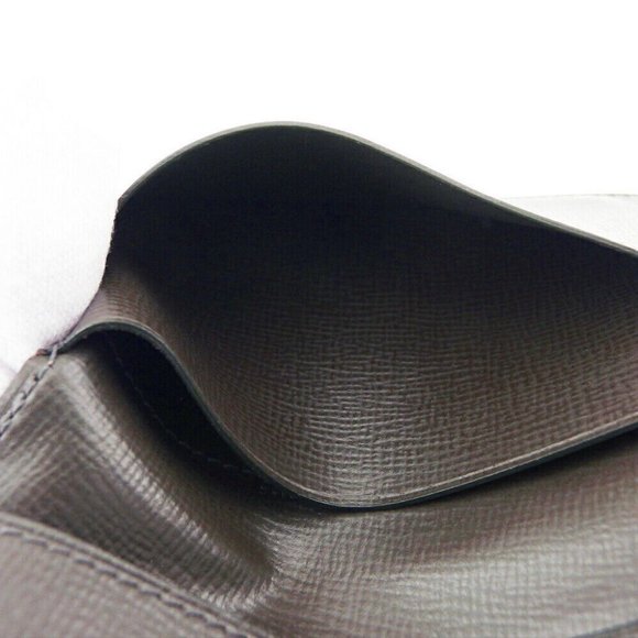 DUNHILL Card Case Boton Leather Authentic USED - Picture 6 of 11